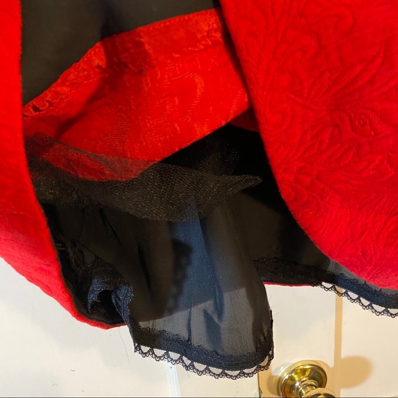 Moulinette Soeurs Red Cocktail Dress sz 4 NWOT - Picture 8 of 15